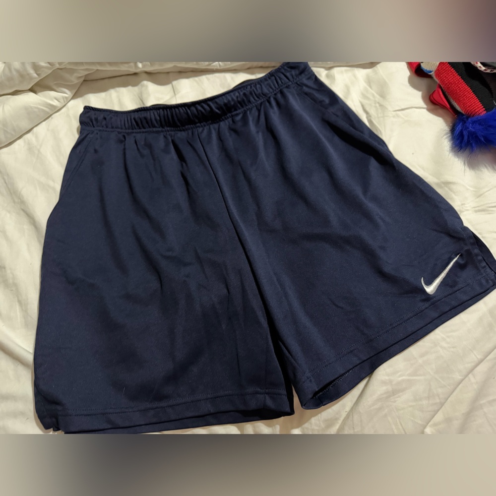 Nike Men's Dark Blue Athletic Shorts